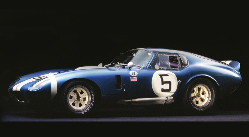 shelby-cobra-daytona won its class at the 1964 Le Mans