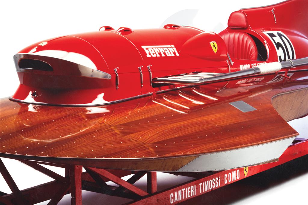 Ferrari’s F1-powered Arno XI boat was a record-breaker