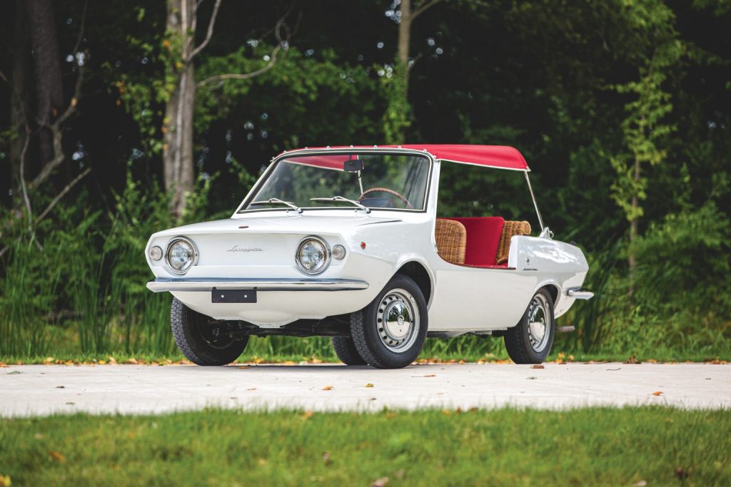 1970 Fiat 850 Spiaggetta by Michelotti front view