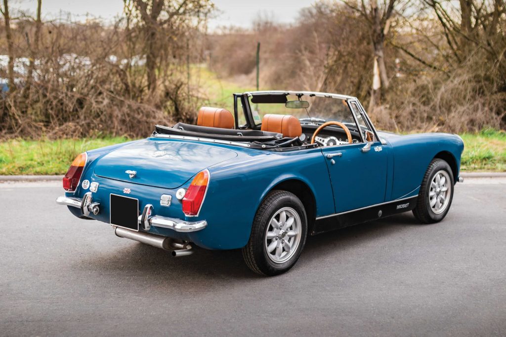 Valuations for the MG Midget classic roadster