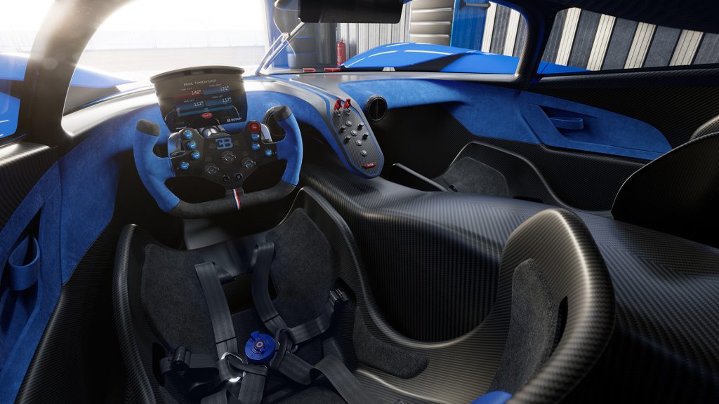 Bugatti Bolide interior