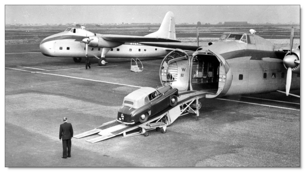 Silver City Airways car ferry loading