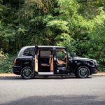 London taxi is transformed into a luxury limo