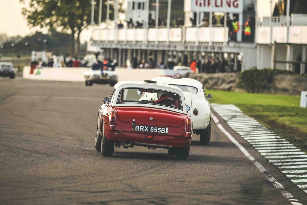 Ed Foster's MG B at Goodwood SpeedWeek