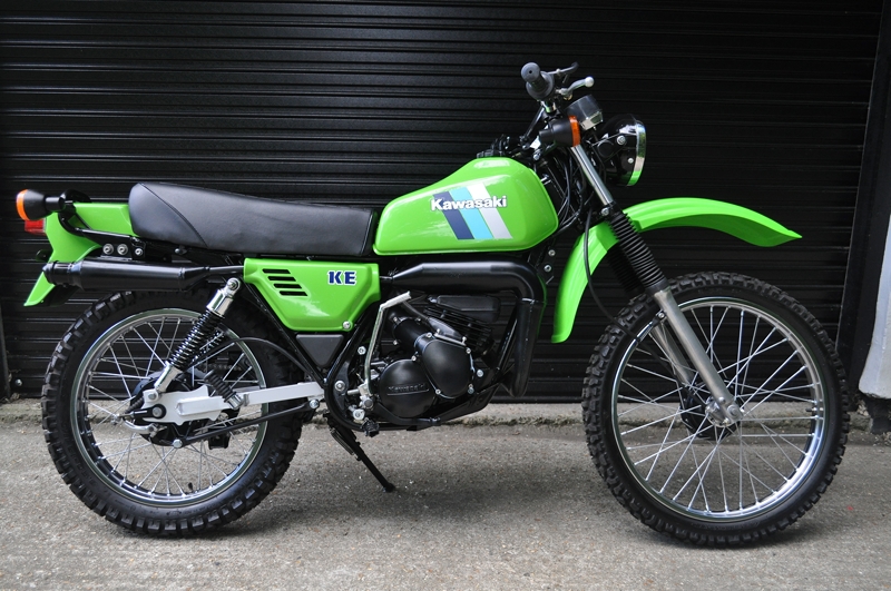 Seven collectible motorcycles_Kawasaki KE125