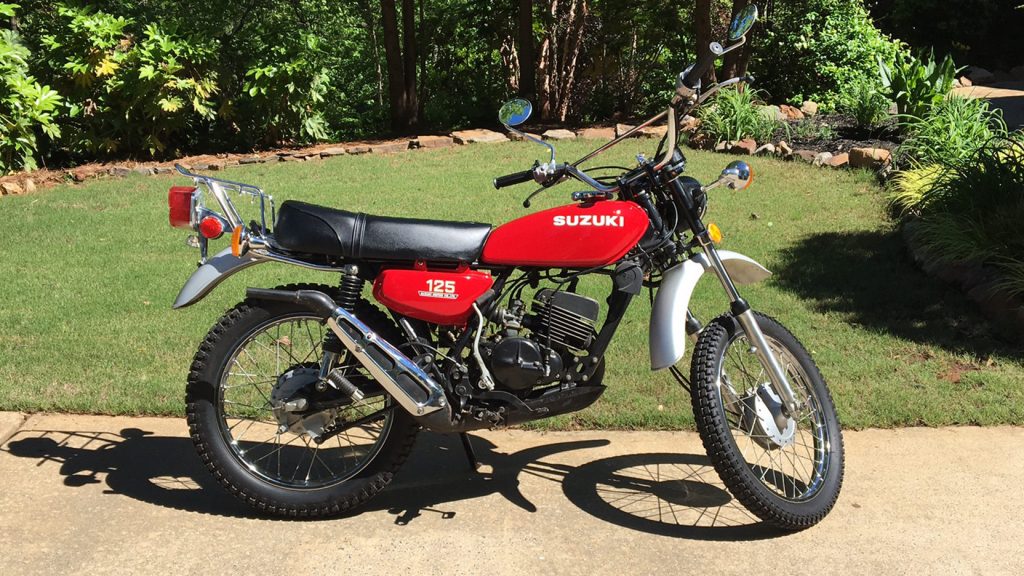 Suzuki TS125 is a classic trail bike that's collectible