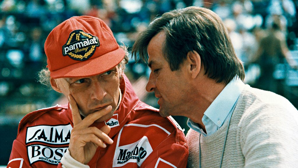 Hans Mezger and Niki Lauda