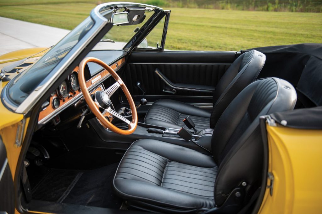 Fiat Dino Spider interior Hagerty