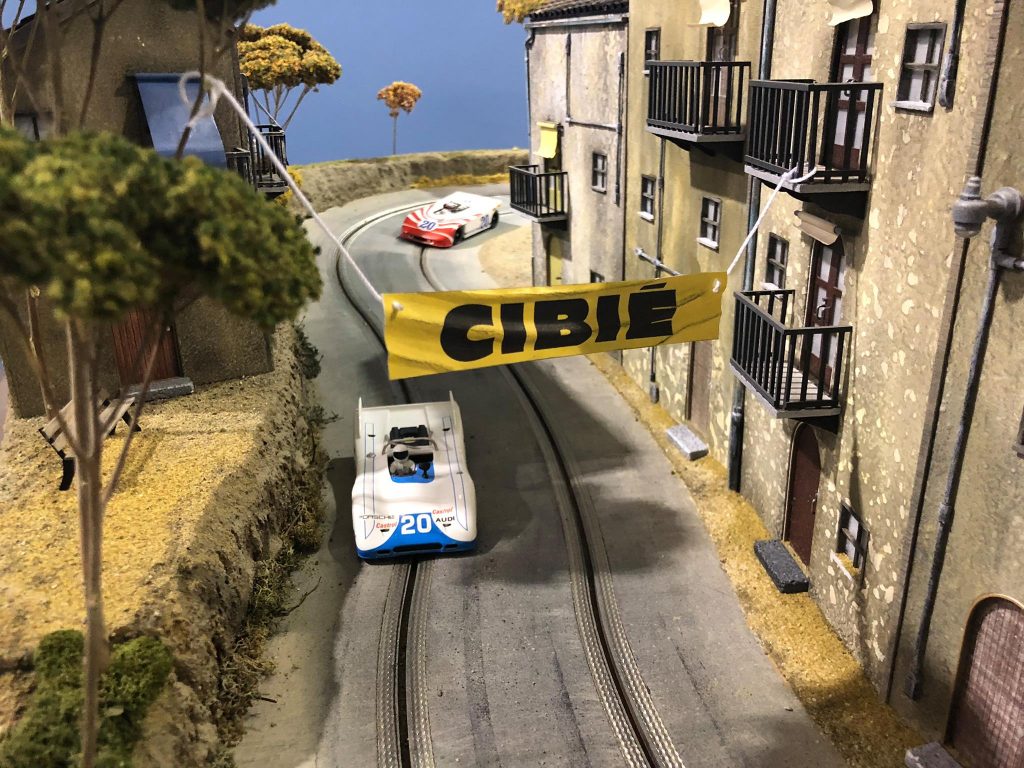 Vintage slot car track by Slot Mods