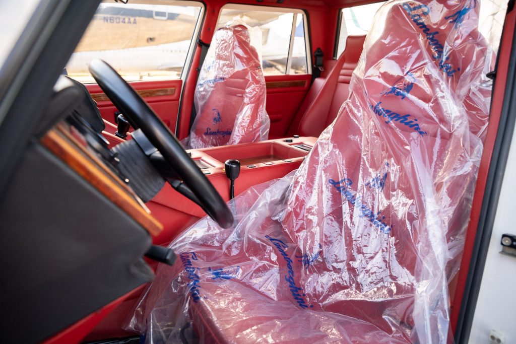 1990 Lamborghini LM/American interior