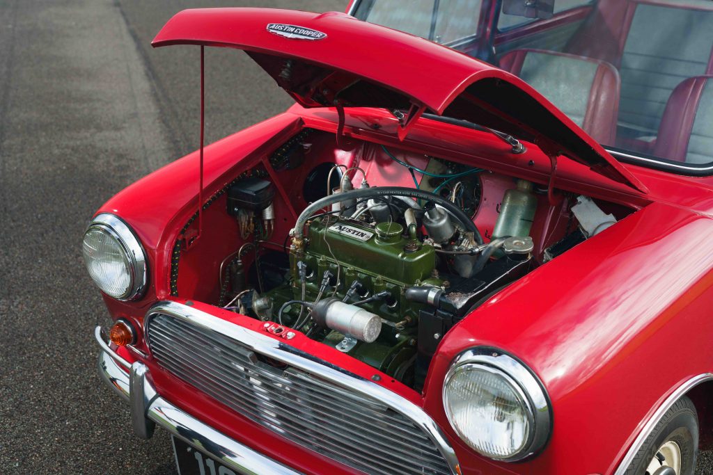 Original 1961 Mini Cooper engine