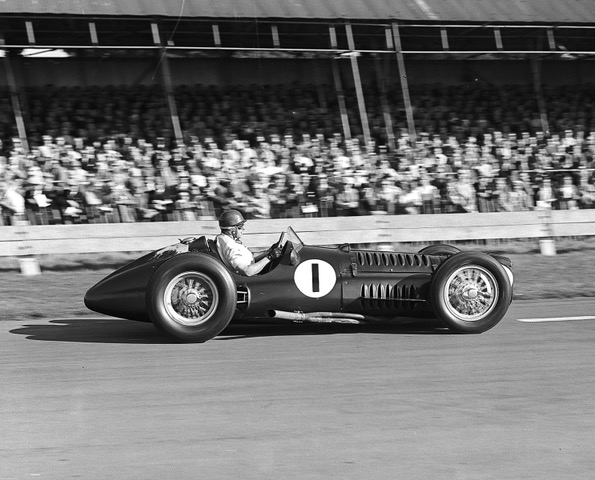 BRM driven by Fangio at the 1953 Goodwood race