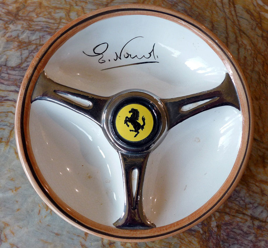 Nardi steering wheel ashtray collectible