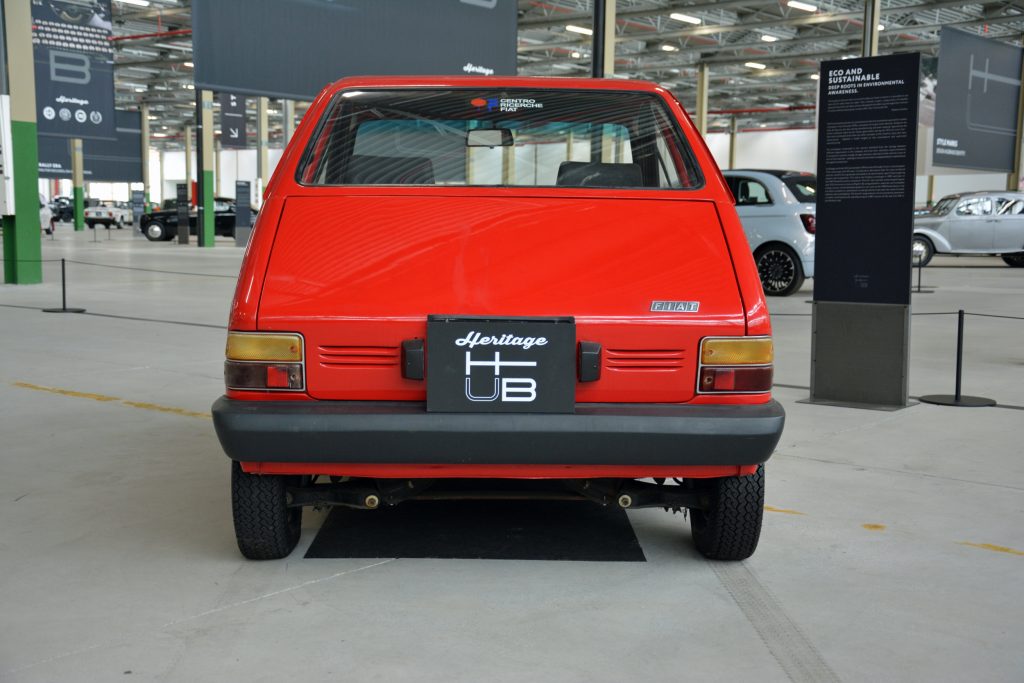 Fiat X1/23 prototype rear view of 1972