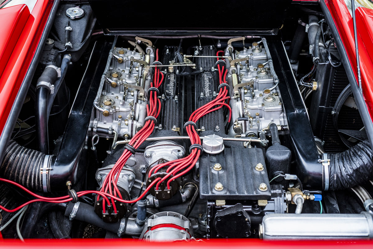 1971 Lamborghini Miura P400 SV Engine