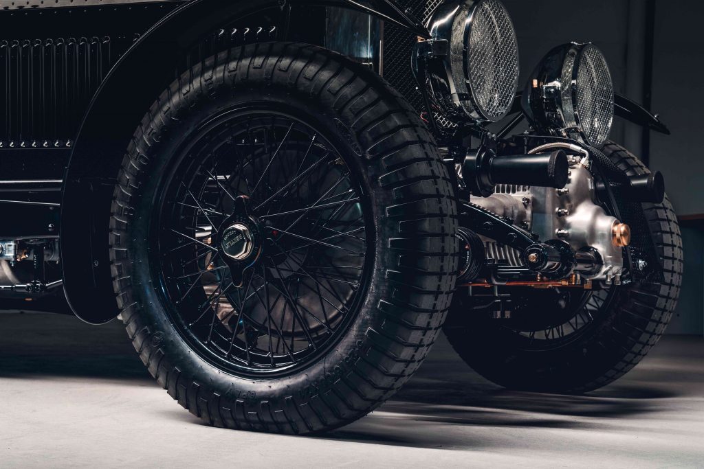 1929 Bentley Blower continuation car wire wheel