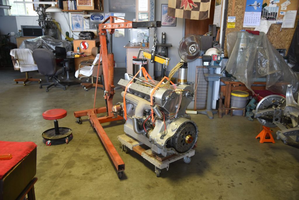 Installing a Bugatti engine into a Type 64 