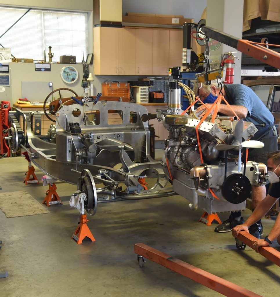 Installing a Bugatti engine into a Type 64 