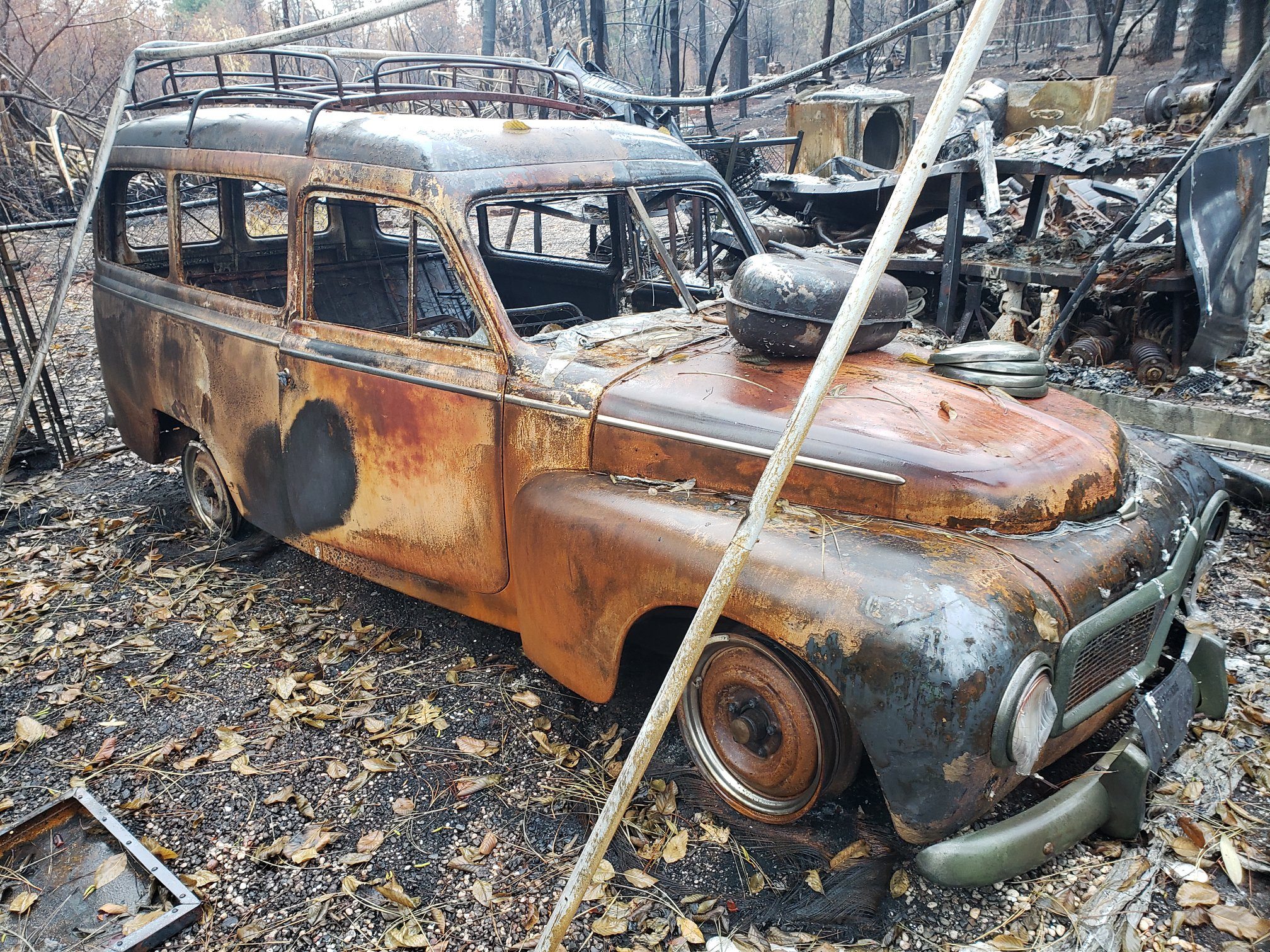 The Volvo Duett that was rescued from wildfire hell