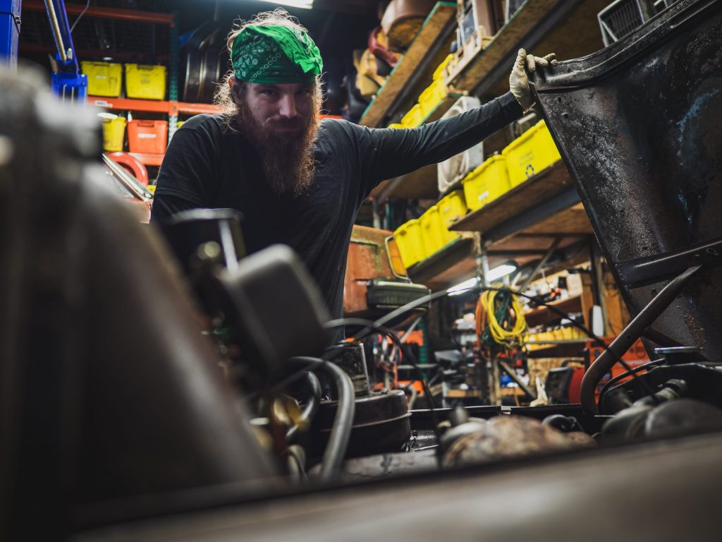 Nick Haas with the Volvo Duett