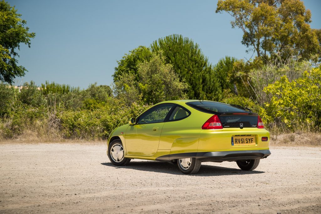 Honda Insight ZE1 1999 and on rear view