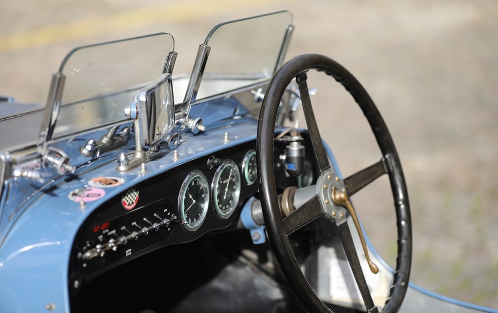 1935 Aston Martin Ulster interior