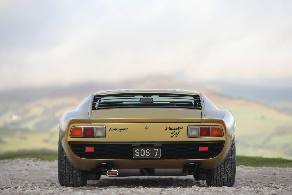 1971 Lamborghini Miura P400 SV Speciale sold for 86 per cent above the Hagerty Price Guide