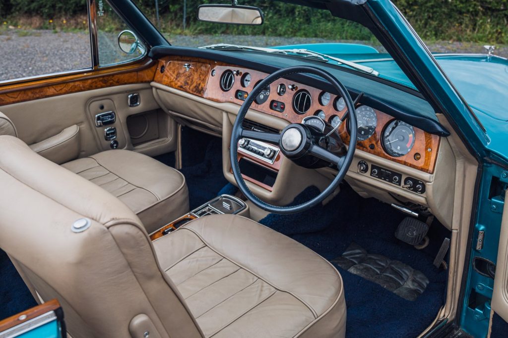 1972 Bentley Corniche interior