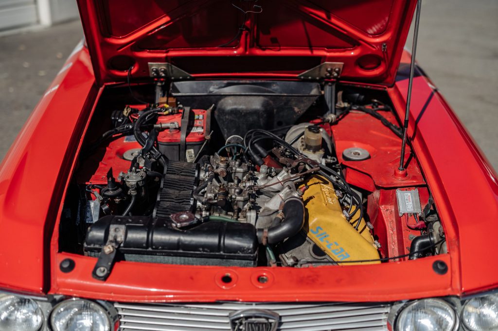 1972 Lancia Fulvia Coupe 1600 HF Series 2 “Fanalino” Engine