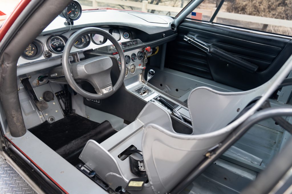 Citroen SM interior of two truck and land-speed racer