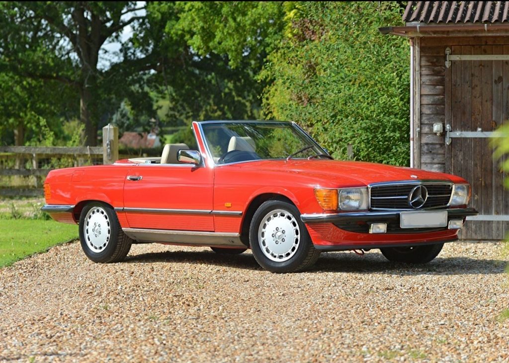 1989-Mercedes-300-SL sold for 146 per cent above the Hagerty Price Guide value