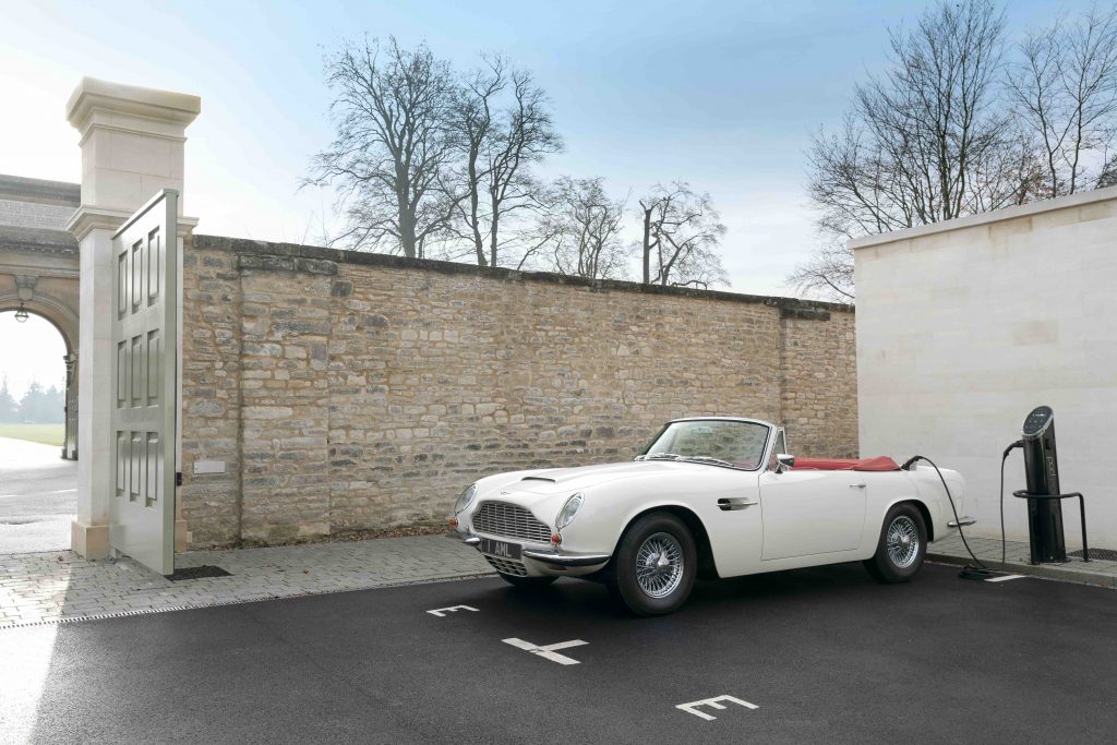 Aston Martin DB6 Volante electric conversion