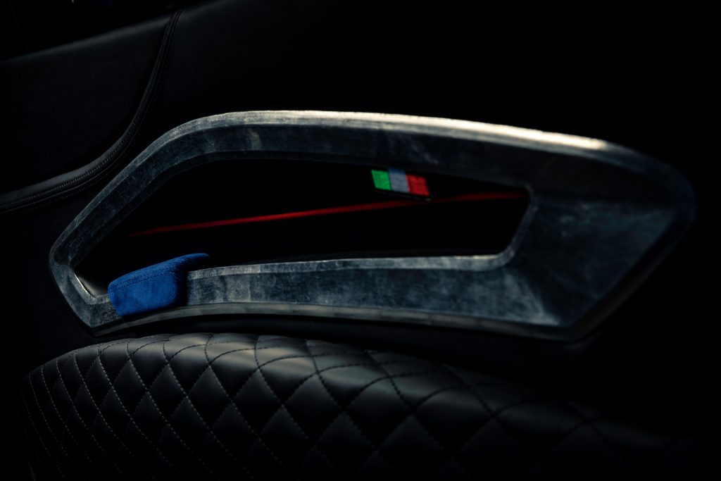 Ferrari Breadvan Hommage door handle and detail