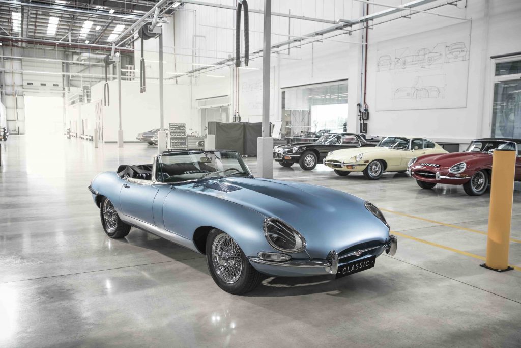 Jaguar E-Type Zero electric conversion