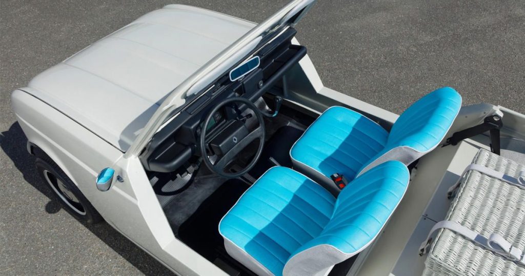 Renault 4-e-plein-air electric concept interior