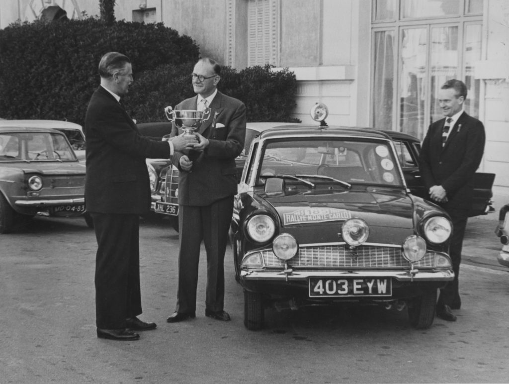 Sydney Allard and Allardette trophy 1963 Monte Carlo Rally