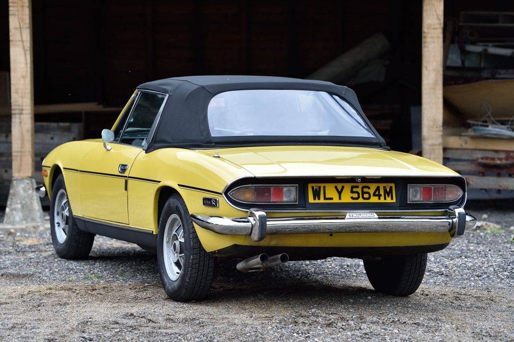 Triumph Stag roof costs less than £1000 to replace