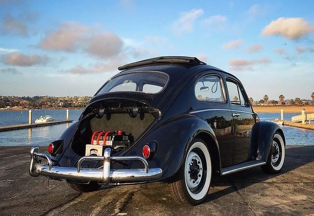 VW Beetle EV rear