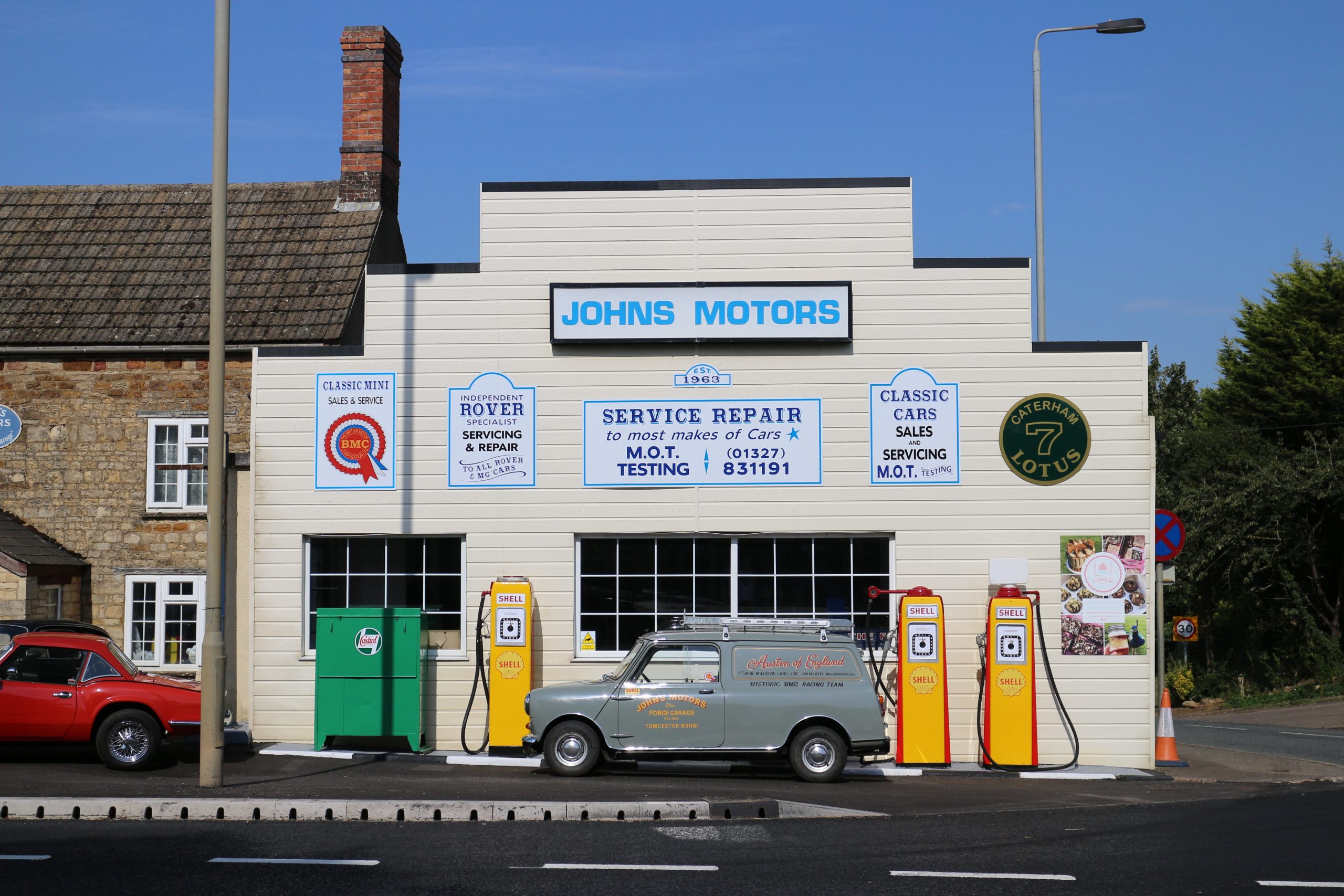 Take a tour of Britain's preserved and crumbling local petrol stations