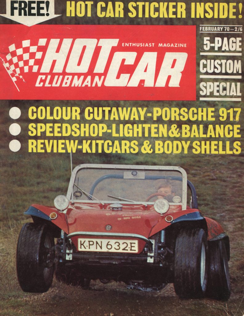 GP Buggy on cover of Hot Car magazine