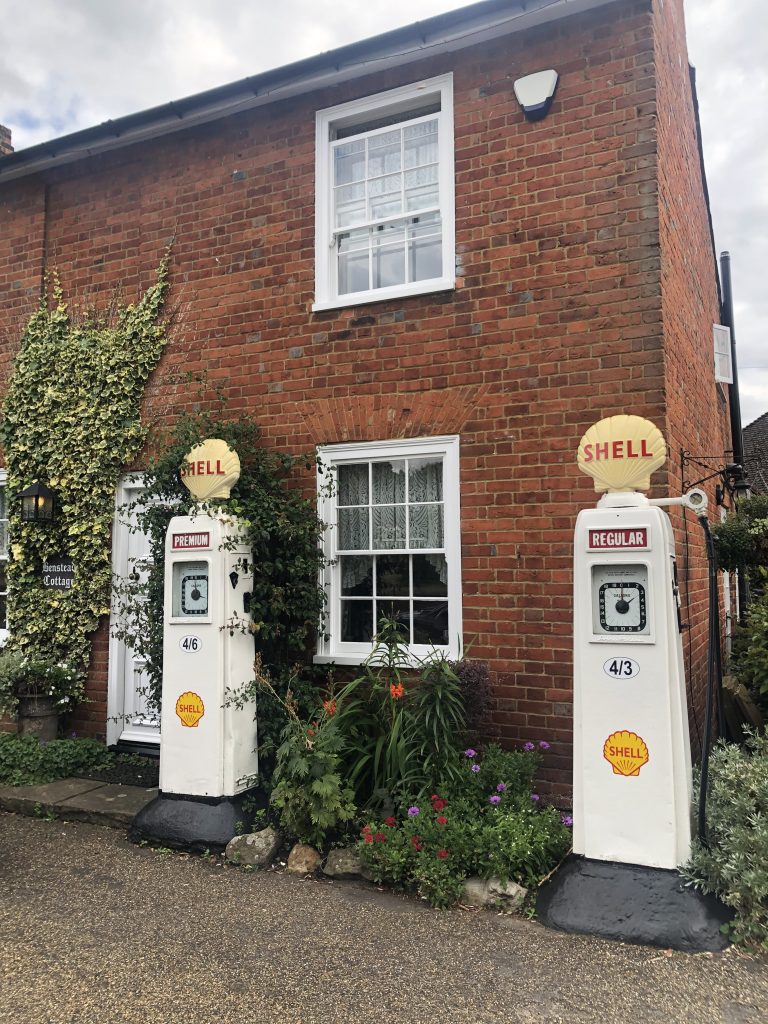 Bensteads Cottage, old filling stations, Horsell, Surrey