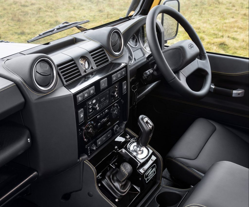 Land Rover Defender Works V8 Trophy interior