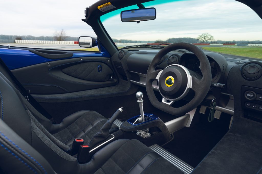 Lotus Elise Sport 240 Final Edition interior