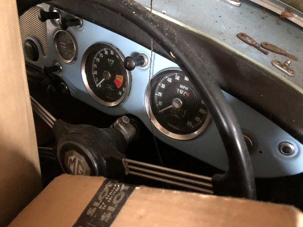 1960 MGA discovered in garage