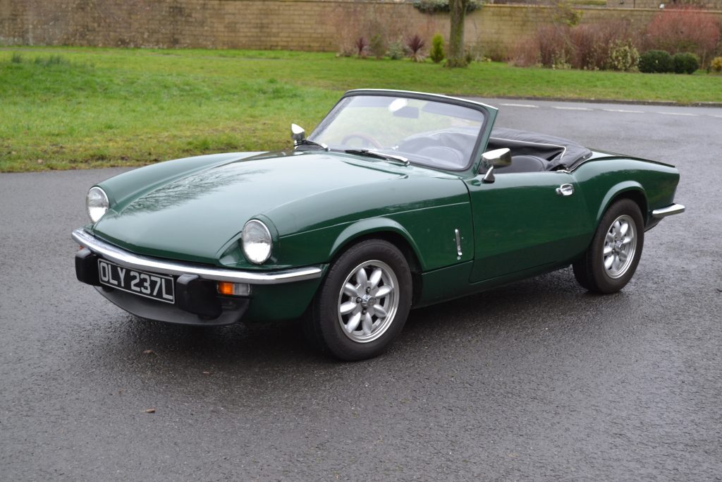 Hagerty valuations for Triumph Spitfire