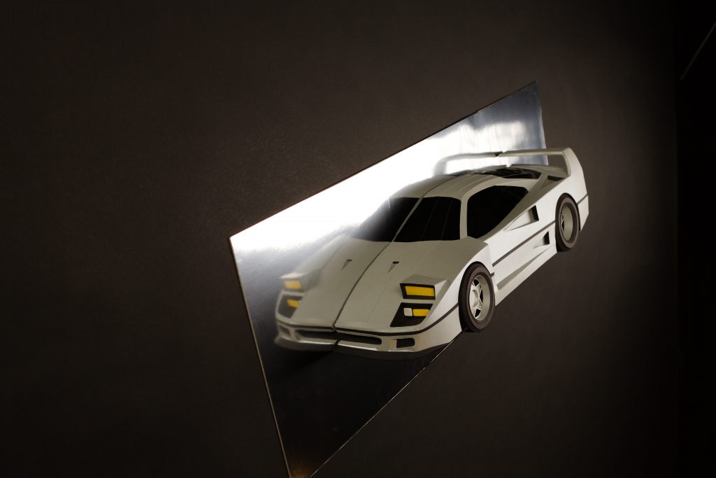 Paperlegends Ferrari F40 paper car model