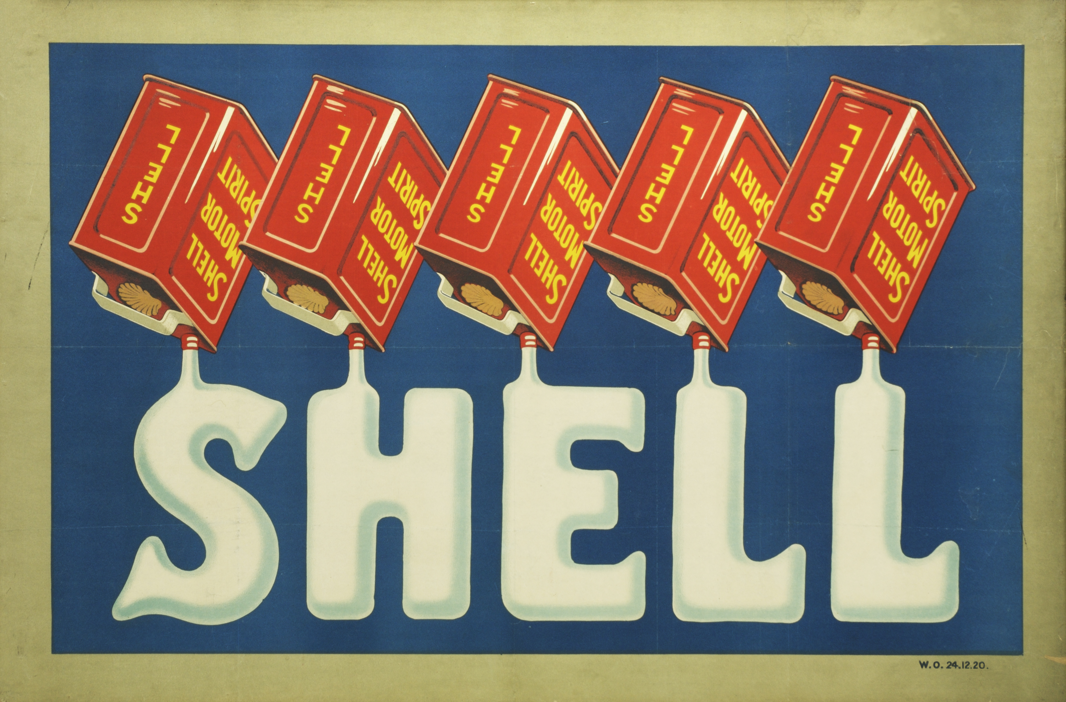 The first ever Shell Lorry Bill advert, from 1920