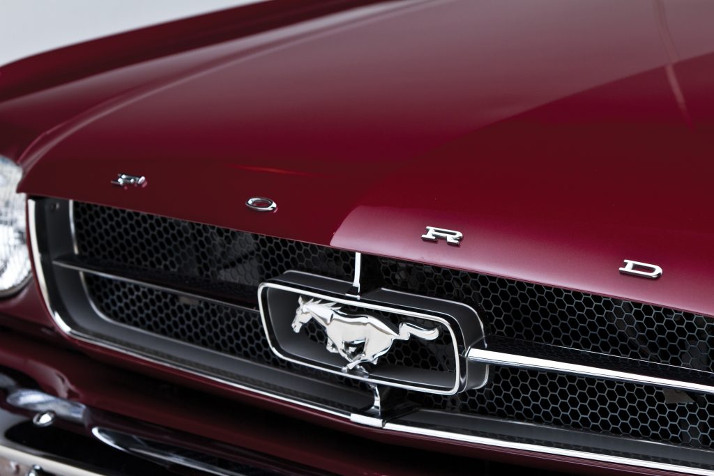 1965 Ford Mustang badge