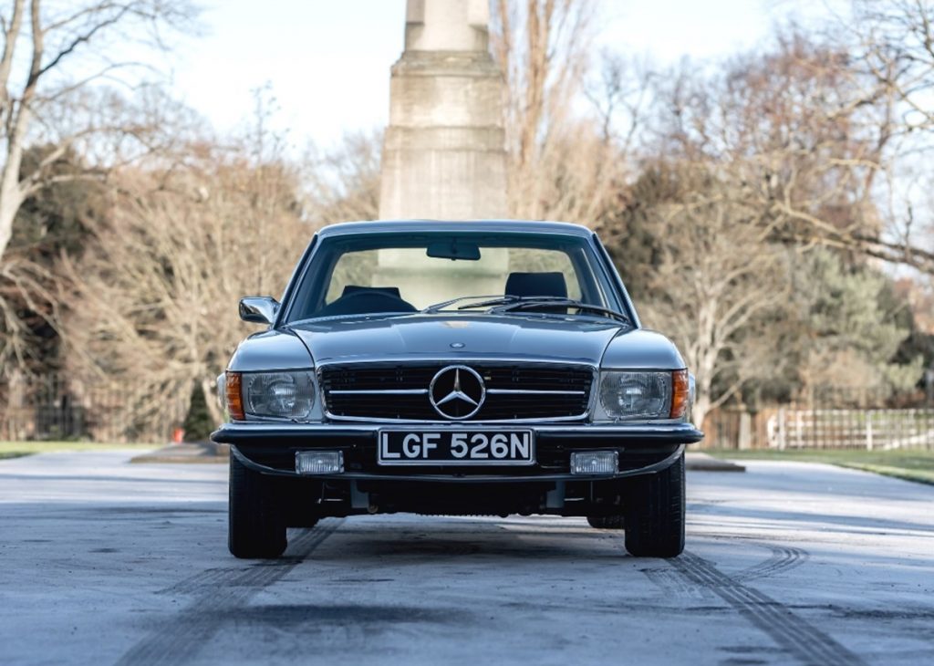 Mercedes 450 SLC for auction formerly owned by Peter Sellers