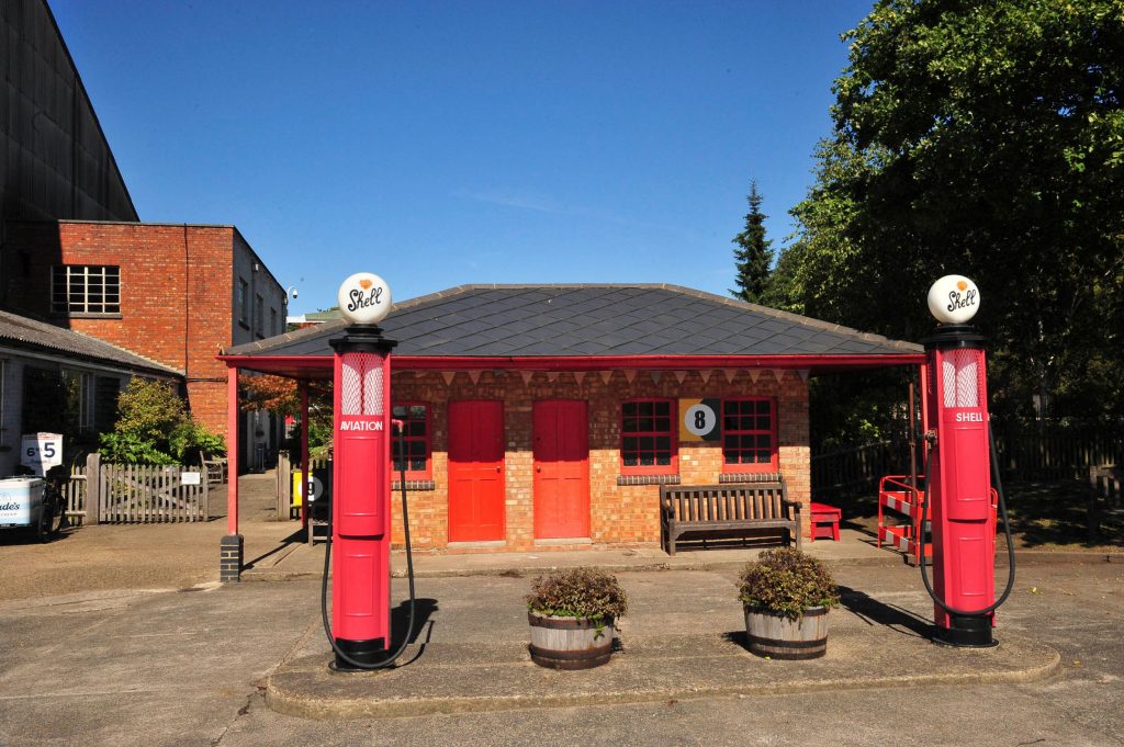 Brooklands petrol pumps